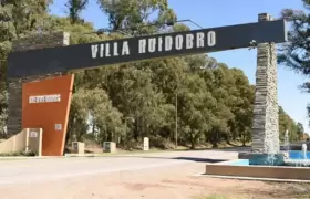 Villa Huidobro prtico de ingreso