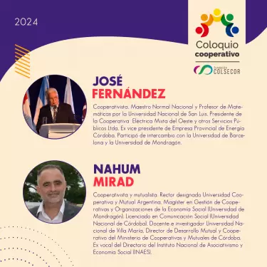 coloquio cooperativo jos� fernadez - Nahum mirad