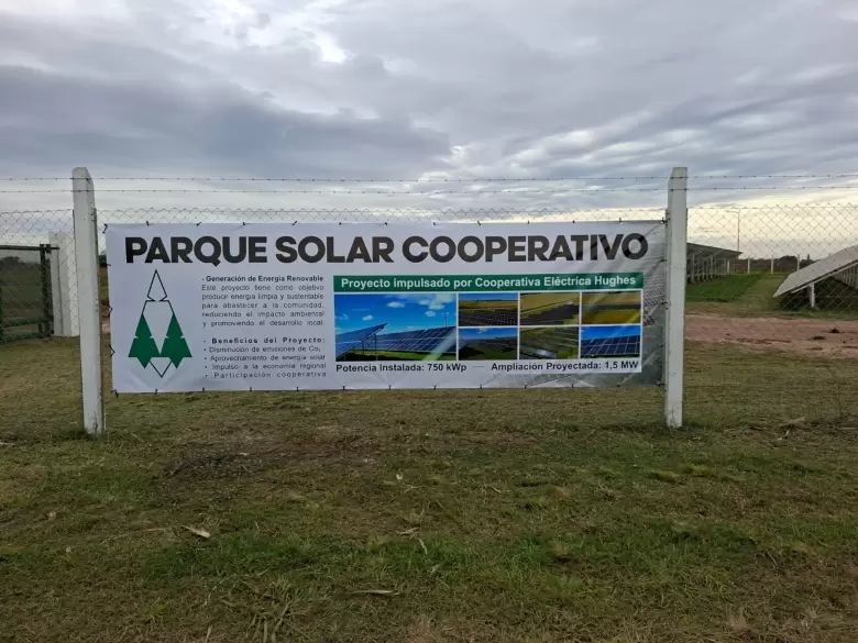 Parque solar fotovoltaico predio Cooperativa El�ctrica de Hughes