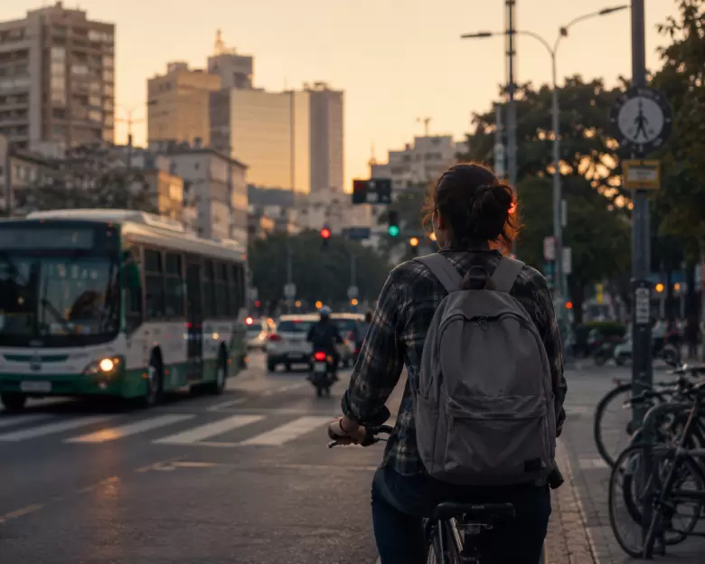 BIOCOMUNIDAD- transporte publico- bicicletas
